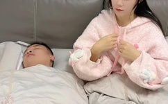 jia lissa on the sofa